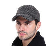 Angelo Ricci™ Plaid Woolen Baseball Cap