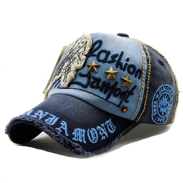 Angelo Ricci™ Embroidery Antique Style Baseball Cap