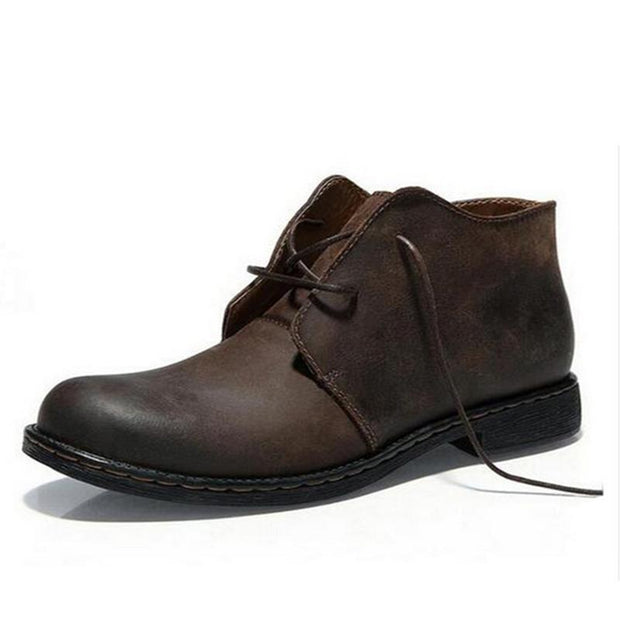 Angelo Ricci™ Genuine Leather Causal Outdoor Boots