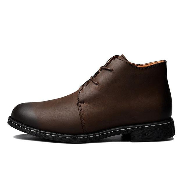 Angelo Ricci™ Genuine Leather Causal Outdoor Boots