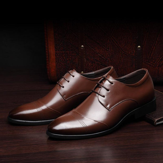 Angelo Ricci™ Business Genuine Leather Oxford Shoes