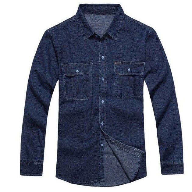 Angelo Ricci™ Men's Fashion Denim Shirt