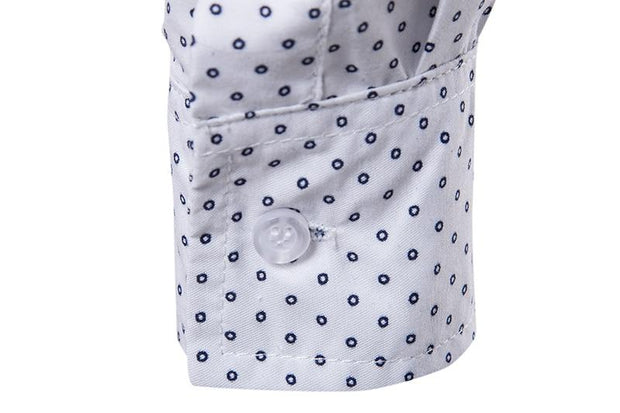 Angelo Ricci™ Autumn Fashion Polka Dot Shirt