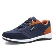 Angelo Ricci™ Lace-Up Microfiber Leather Sneakers