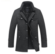 Angelo Ricci™ Winter Wool Warm Pea Coat