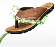 Angelo Ricci™ Cow Leather Fashion Flip Flops