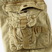 Angelo Ricci™ Military Army Cargo Shorts