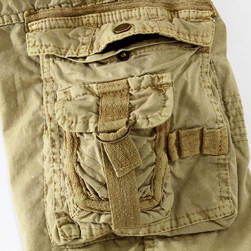 Angelo Ricci™ Military Army Cargo Shorts