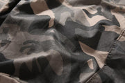 Angelo Ricci™ Camouflage Cargo Cotton Shorts