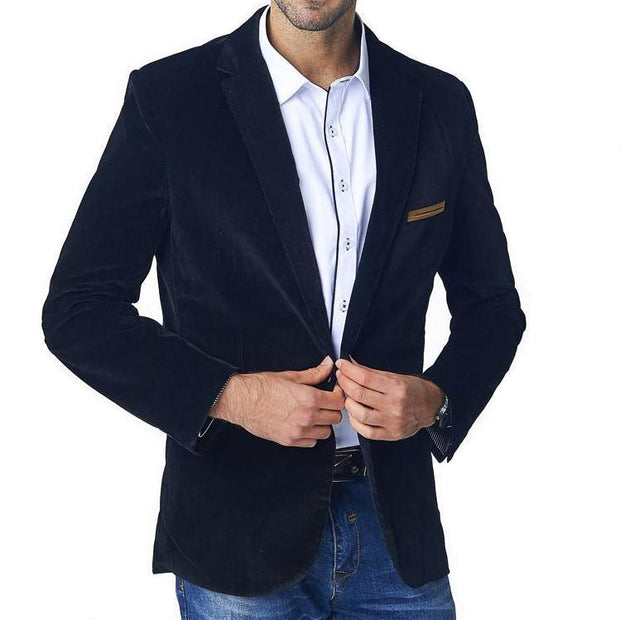 Angelo Ricci™ Business Autumn Linen Blazer