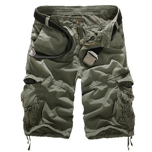 Angelo Ricci™ Military Army Cargo Shorts