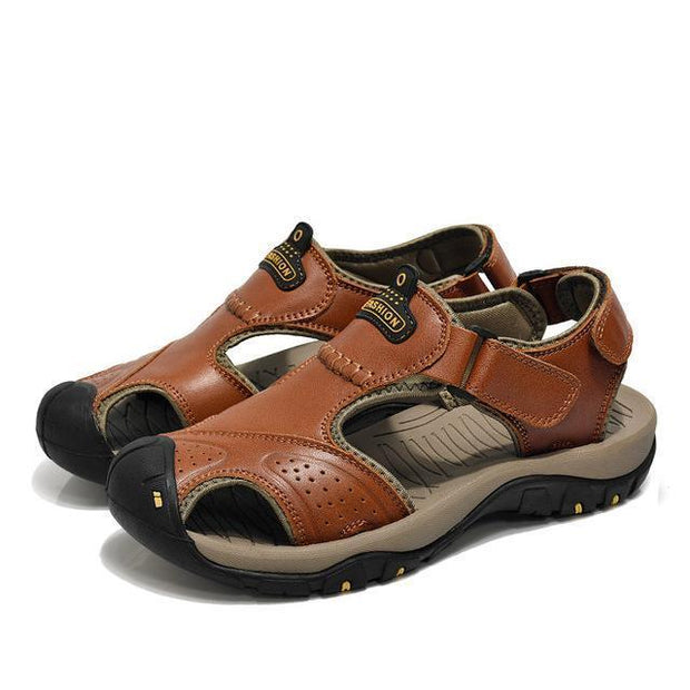 Angelo Ricci™ Genuine Leather Summer Sandals