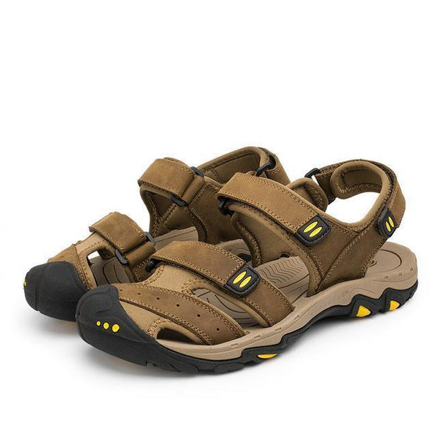 Angelo Ricci™ Cow Leather Men Sandals