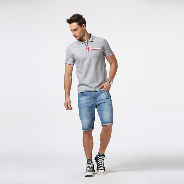 West Louis™ Casual Trousers Mens Jeans Short  - West Louis