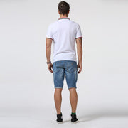 West Louis™ Casual Trousers Mens Jeans Short  - West Louis