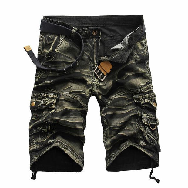 Angelo Ricci™ Summer Camouflage Millitary Shorts