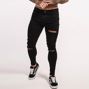 West Louis™ Black Stretchy Ripped Skinny Jeans Black1 / 28 - West Louis