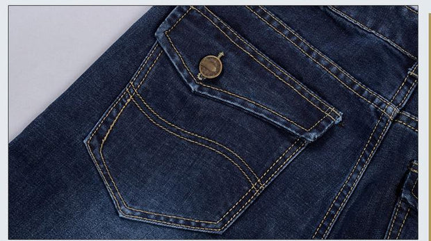 Angelo Ricci™ Denim Casual Blue Jeans