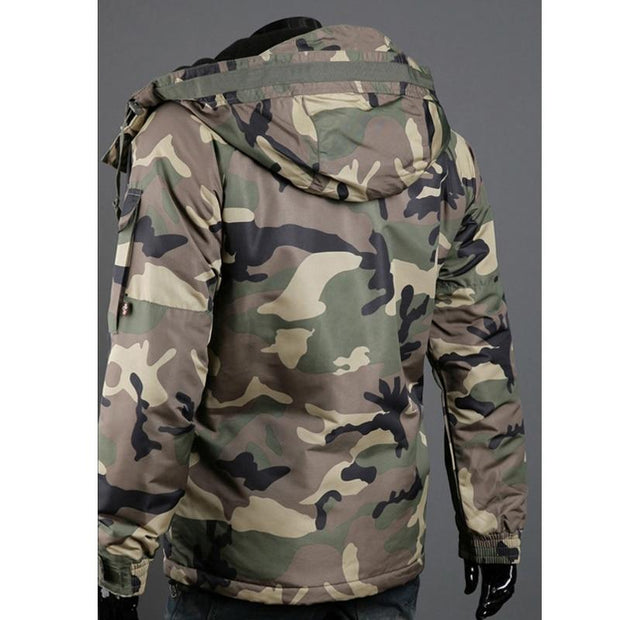 Angelo Ricci™ Camouflage Army Outwear Design Jacket