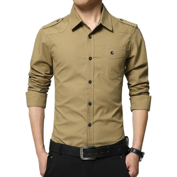 Angelo Ricci™ Full Sleeve Epaulet Shirt