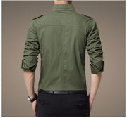 Angelo Ricci™ Full Sleeve Epaulet Shirt