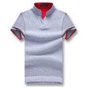 Angelo Ricci™ Summer Short Sleeved Turn Down Collar Polo Shirt