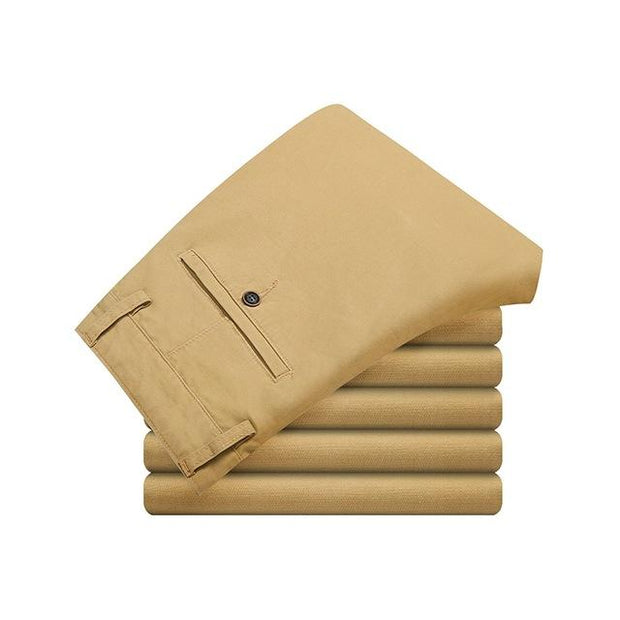 West Louis™ Business Stretch Straight Pants Khaki / 29 - West Louis