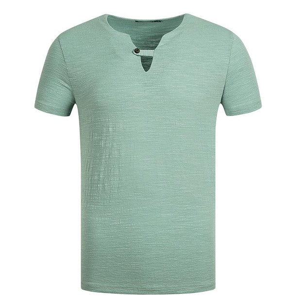 West Louis™ Fashion V-neck Collar Summer T-Shirt  - West Louis