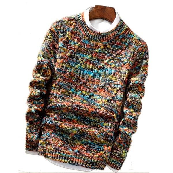 Angelo Ricci™ Knitwear Casual Autumn Sweater