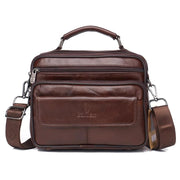 Angelo Ricci™ Casual Genuine Leather Shoulder Crossbody Bag