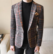 Angelo Ricci™ Designer Blazer Tweed Button