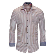 Angelo Ricci™ Striped Business Dress Shirt
