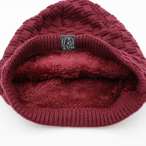 Angelo Ricci™ Solid Design Skullies Bonnet Winter Hat