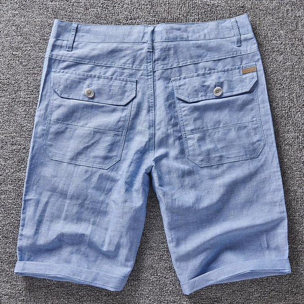 Angelo Ricci™ Summer Linen Style Shorts