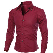 Angelo Ricci™ Brand Soft Solid Dress Shirt