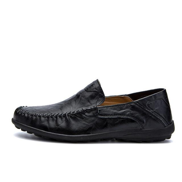 West Louis™ Genuine Leather Comfy Moccasins Black / 11 - West Louis