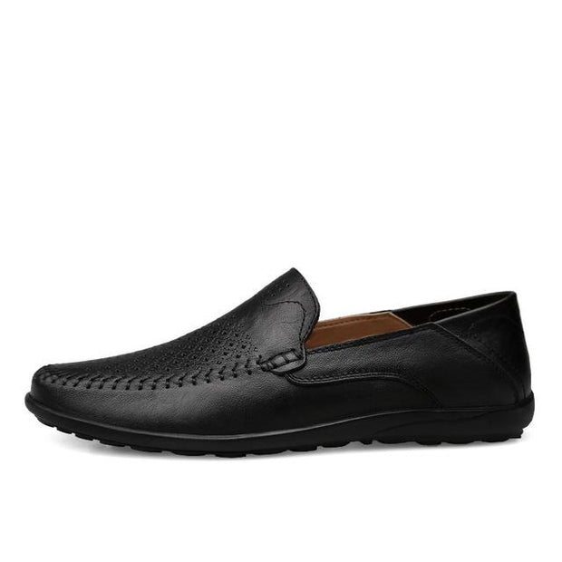 West Louis™ Genuine Leather Comfy Moccasins Black2 / 11 - West Louis