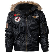 West Louis™ Winter Pilot Air Force Jacket Black / M - West Louis