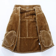 Angelo Ricci™ Warm Faux Suede Luxury Coat