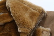 Angelo Ricci™ Warm Faux Suede Luxury Coat