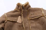 Angelo Ricci™ Warm Faux Suede Luxury Coat