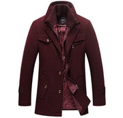 Angelo Ricci™ Winter Wool Warm Pea Coat