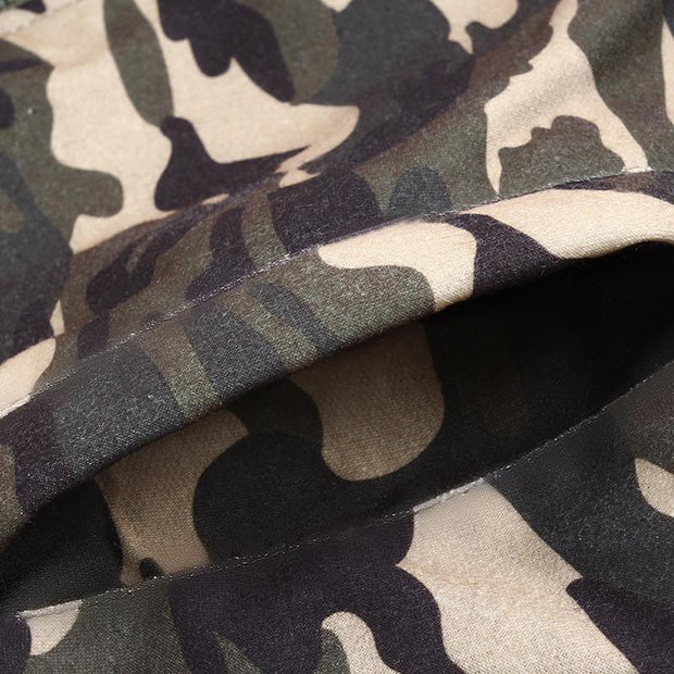 West Louis™ Winter Thick Fleece Camo Hoodie  - West Louis