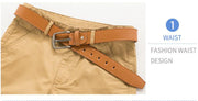 West Louis™ Cotton Bermuda Cargo Short  - West Louis