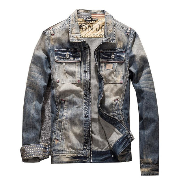 Angelo Ricci™ American Trendy Cowboy Jean Jacket