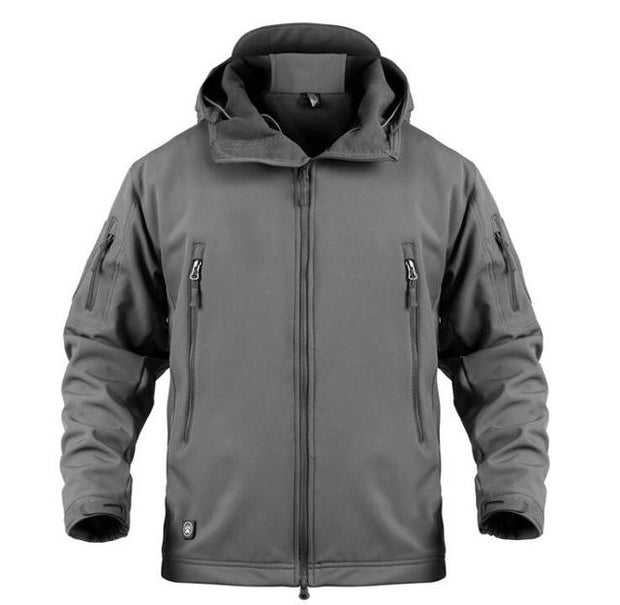 West Louis™ Soft Shell Waterproof Coat Gray / XS - West Louis