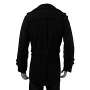 Angelo Ricci™ Faux Wool Trench Business Long Coat