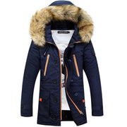 Angelo Ricci™ Winter Outwear Fur Hooded Parka