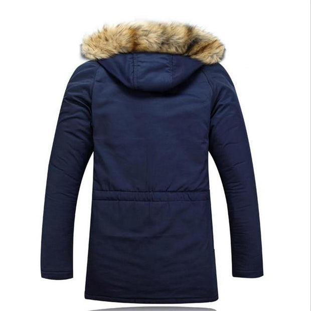 Angelo Ricci™ Winter Outwear Fur Hooded Parka