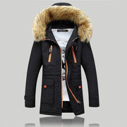 Angelo Ricci™ Winter Outwear Fur Hooded Parka